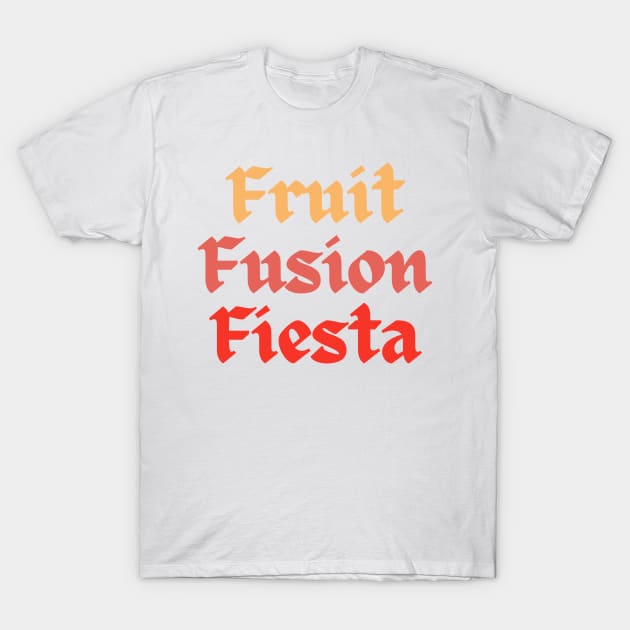 Fruit Fusion Fiesta T-Shirt by BrewBureau